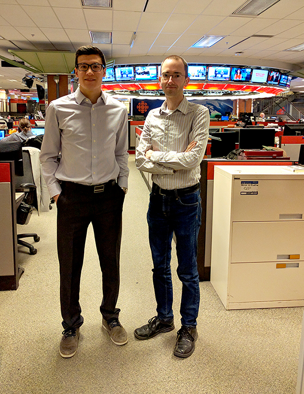 Jason & Maxime @ CBC Ottawa