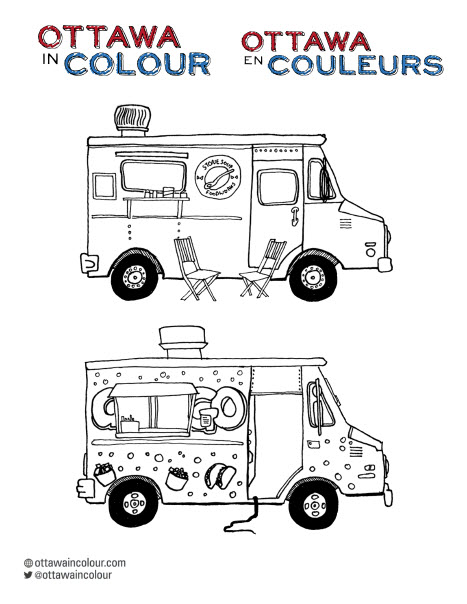 Foodtrucks drawing preview