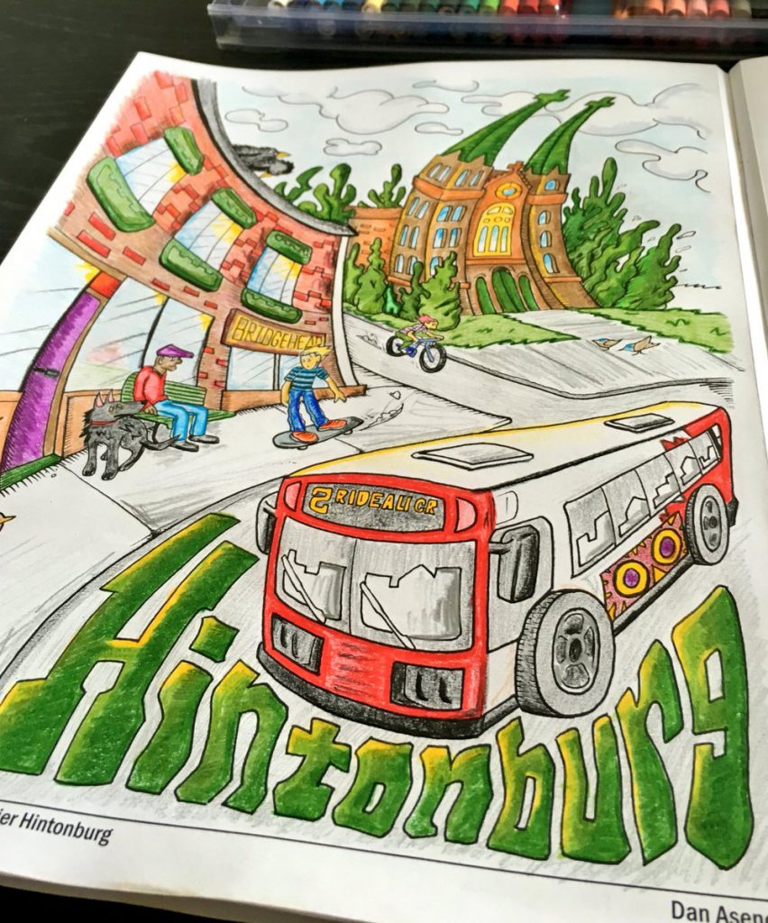 Colouring credit: Neighbourhood of Hintonburg by @ddej